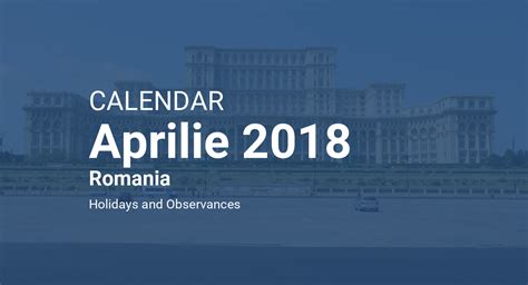 Year 2018 Calendar – Romania .
